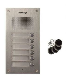Stacja bramofonowa 6-przyciskowy/z czytnikiem DR-6UM/RFID COMMAX